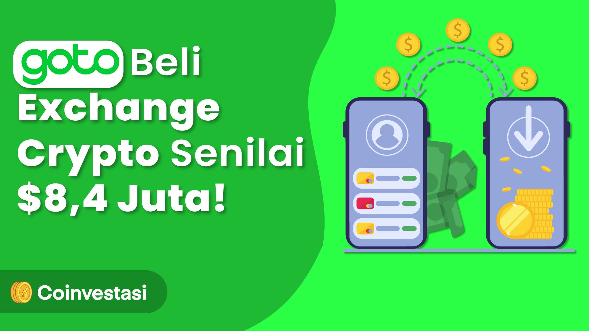 GoTo Beli Exchange Crypto Senilai 8 4 Juta Coinvestasi