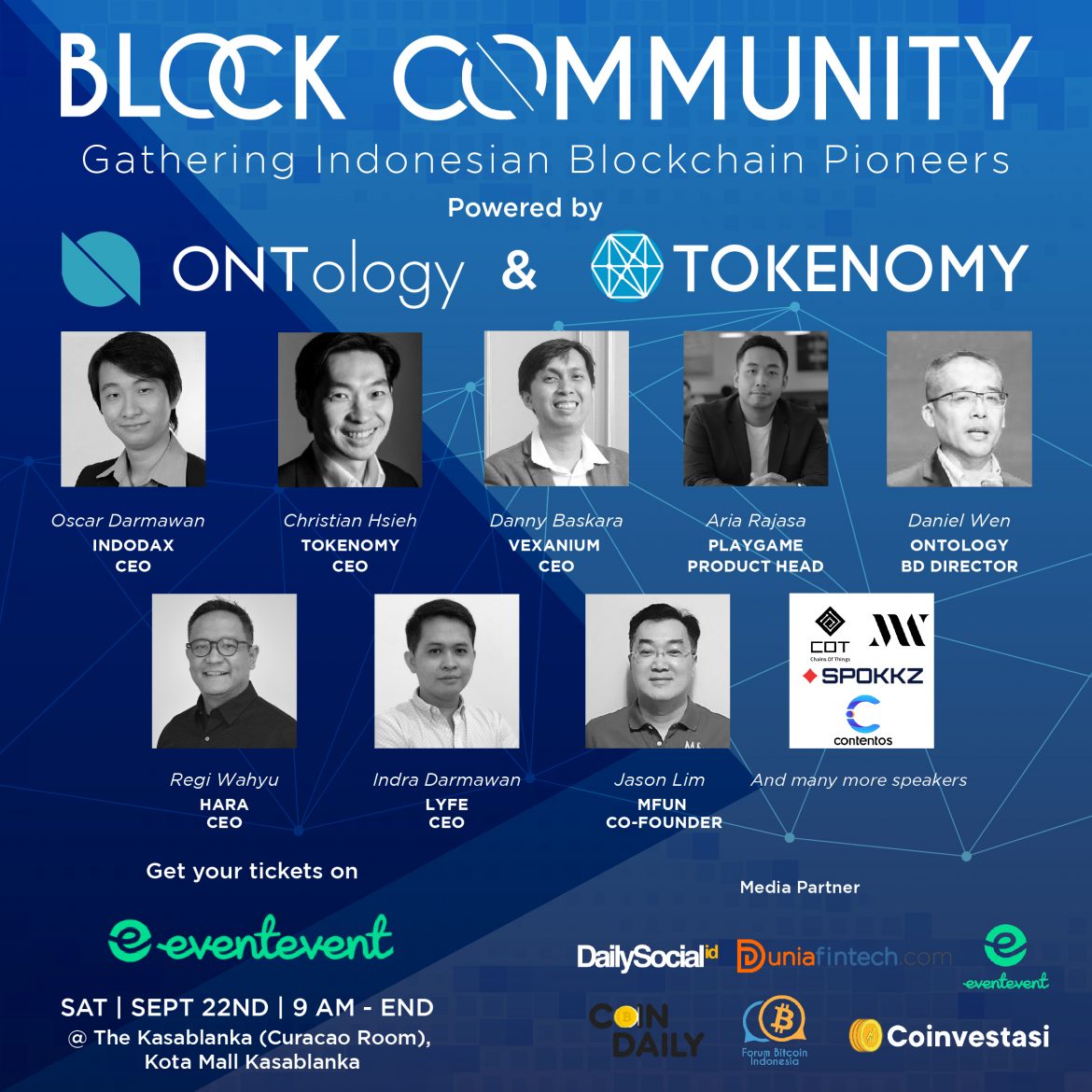 Block Community 2018 Indonesia Ontology dan Tokenomy