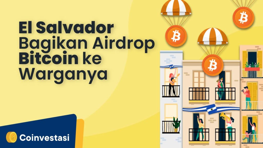 El Salvador Bagikan Airdrop Bitcoin ke Warganya