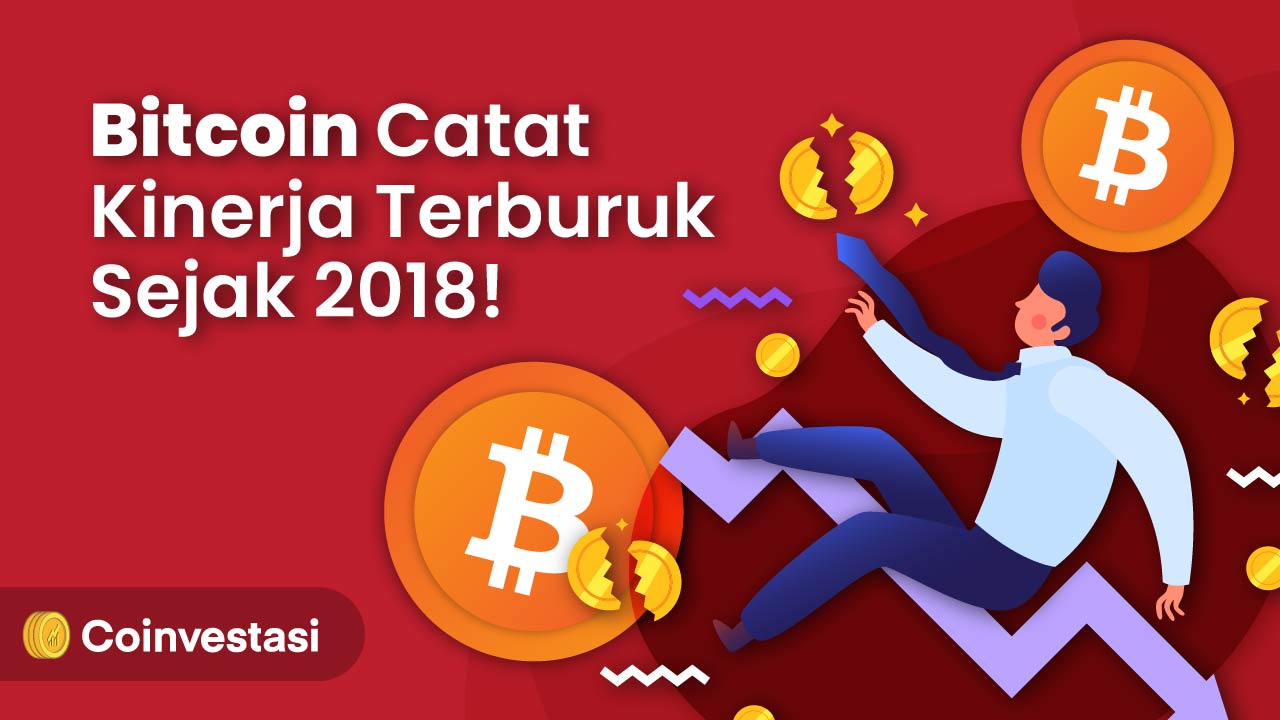 Bitcoin Catat Kinerja Terburuk di Kuartal Kedua Sejak 2018