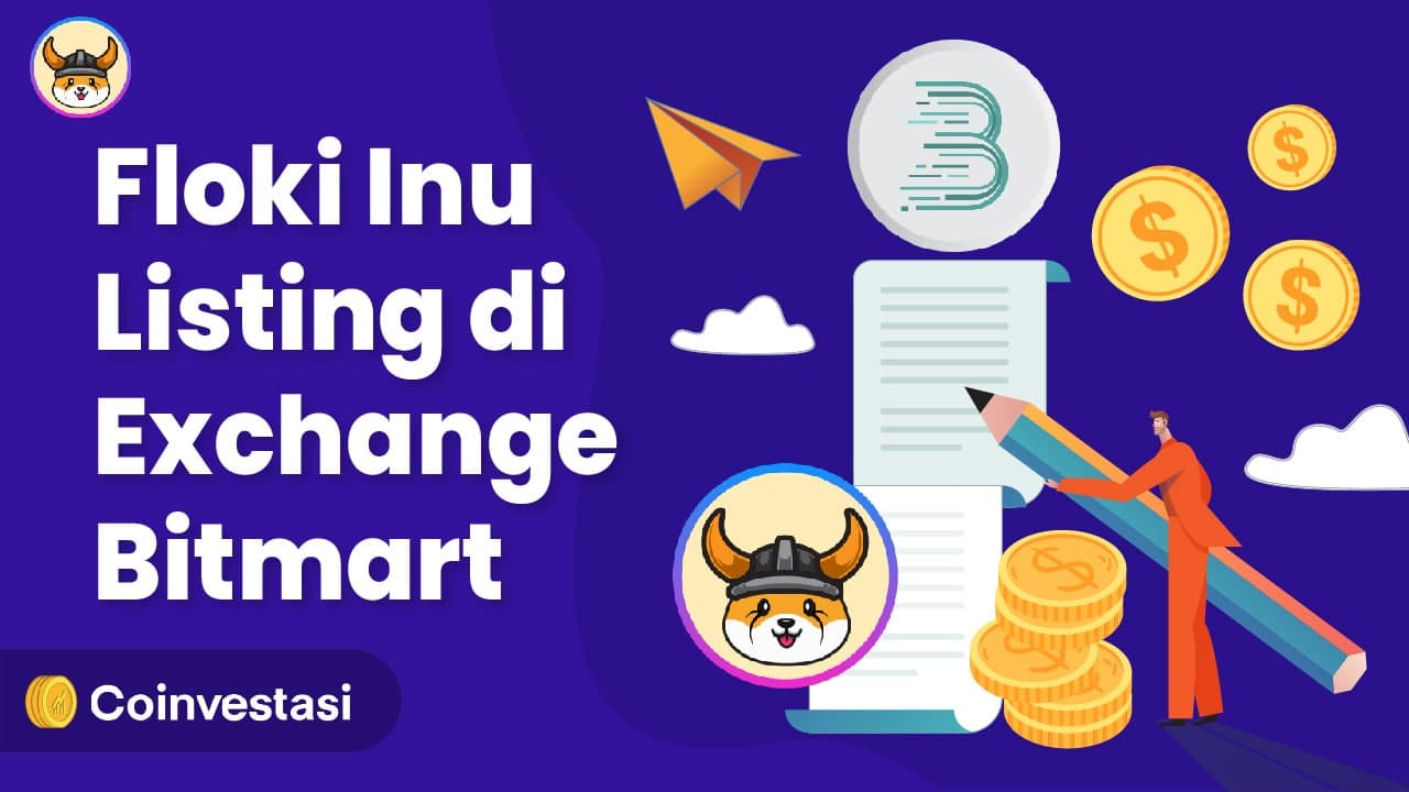 Floki Inu Listing di Exchange, Masuk 15 Besar Volume Perdagangan