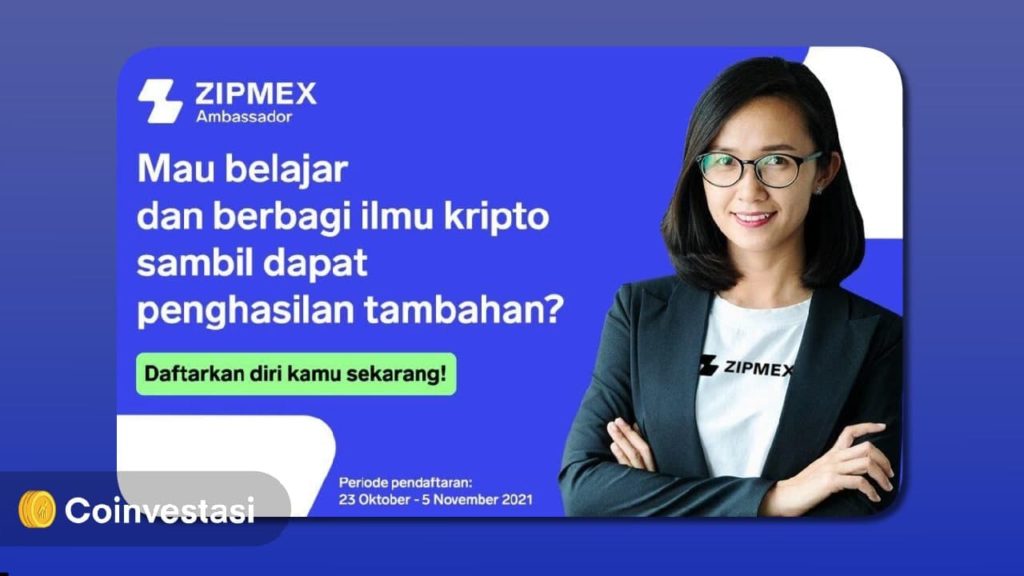 Zipmex ambassador Coinvestasi