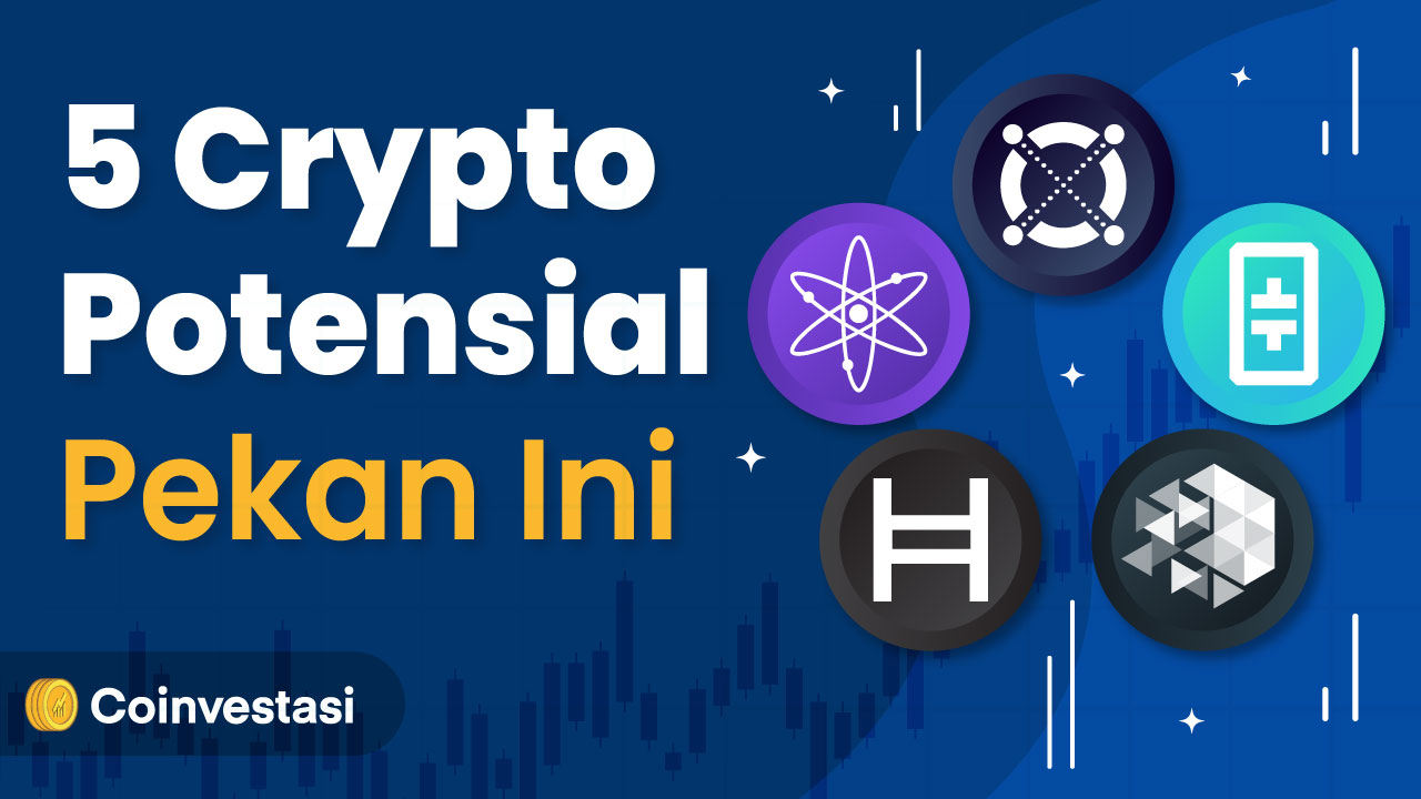 5 Crypto Potensial Pekan Ini: THETA, IOTX, EGLD, ATOM, HBAR