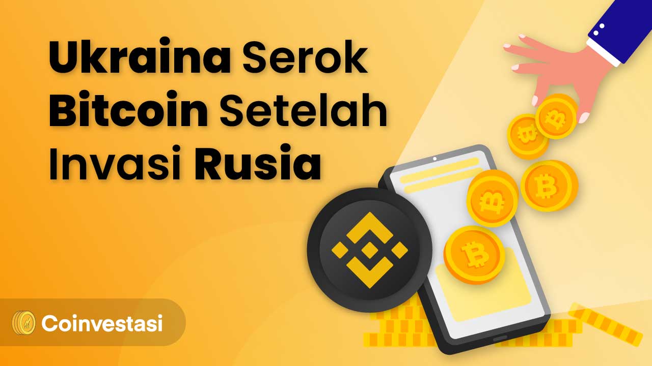 Ukraina Beli Banyak Bitcoin Setelah Invasi Rusia