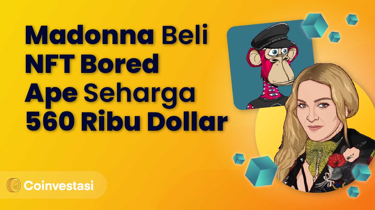 Madonna Beli NFT Bored Ape Seharaga 560 Ribu Dollar