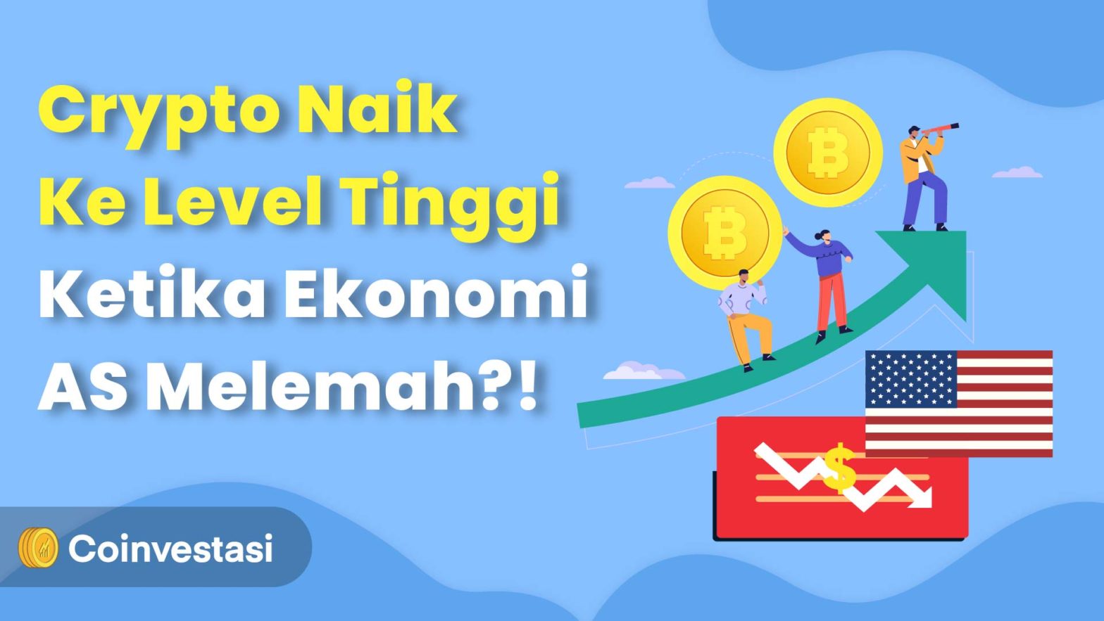 crypto naik ketika ekonomi AS lemah