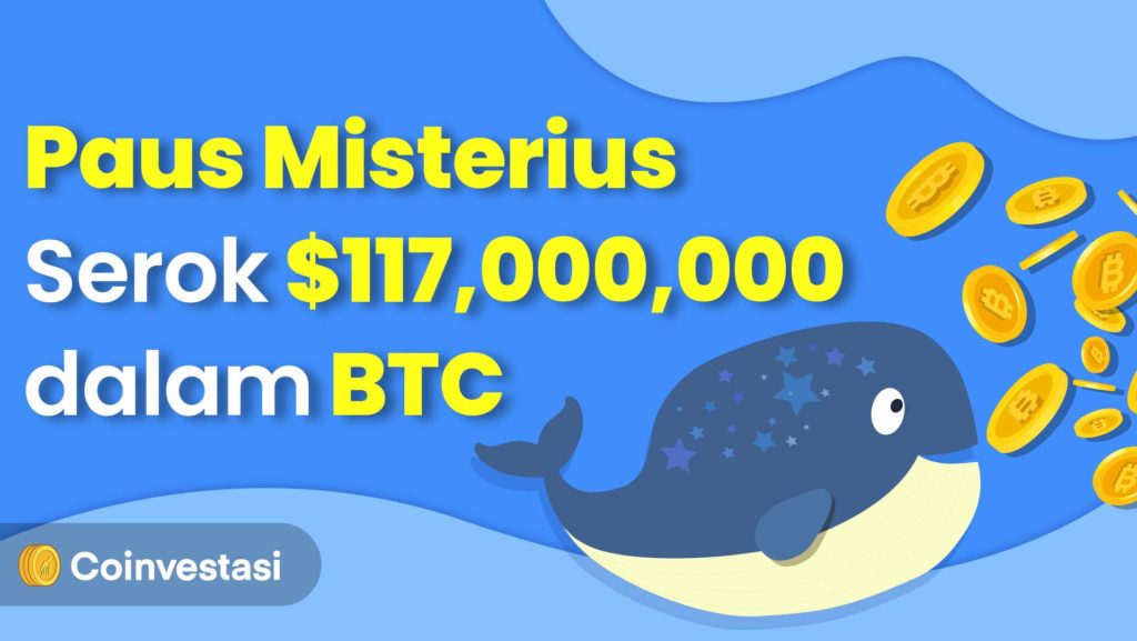 Whale Misterius Akumulasi $117,000,000 dalam Bitcoin