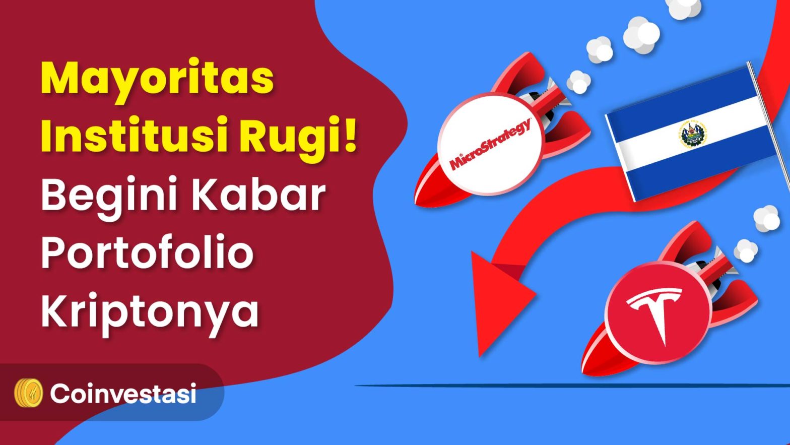 Mayoritas Institusi Rugi! Begini Kabar Portofolio Kriptonya