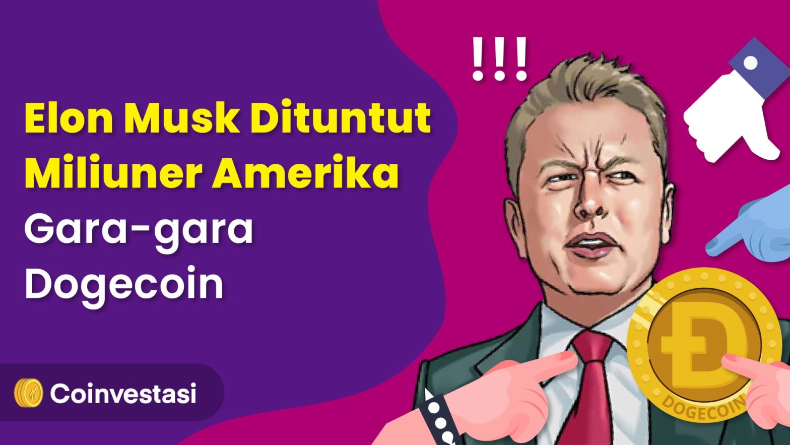 Dituduh Bentuk Skema Ponzi Dogecoin, Elon Musk Dituntut Miliuner Amerika