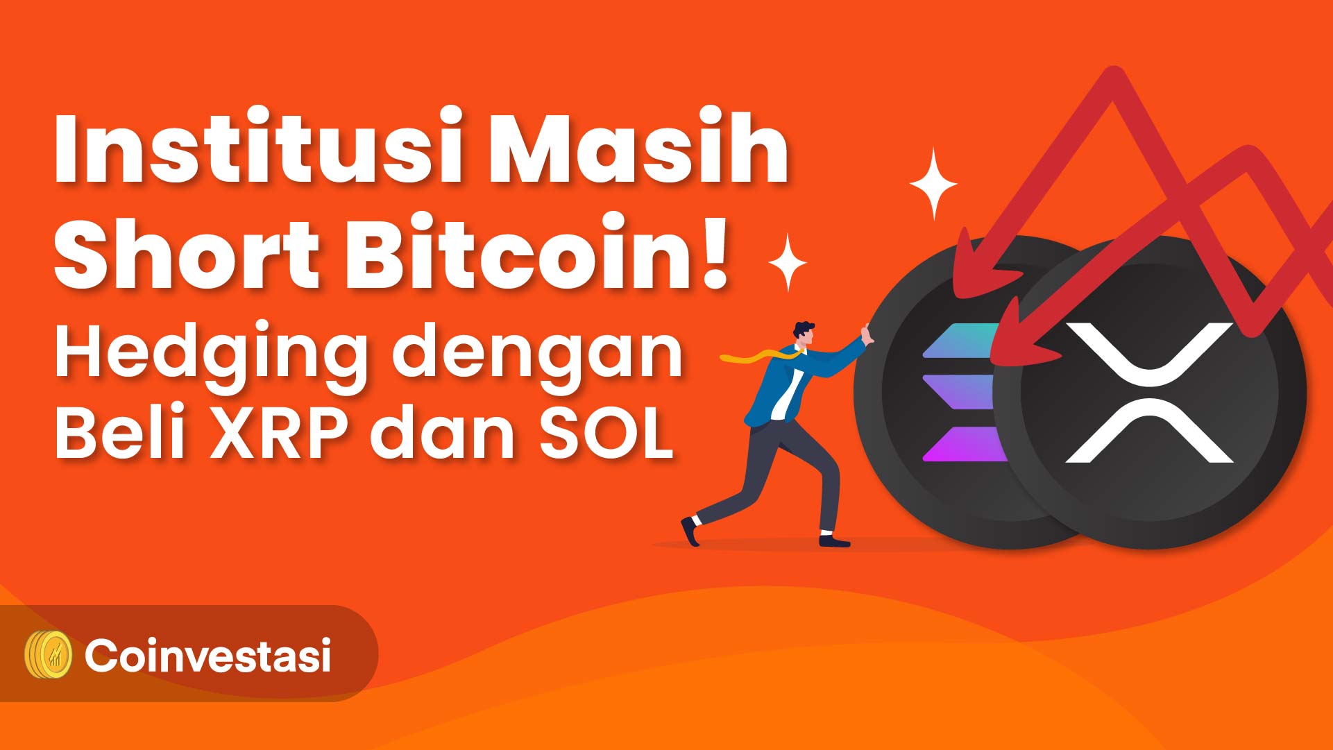 Institusi Masih Short Bitcoin! Hedging dengan Beli XRP dan SOL