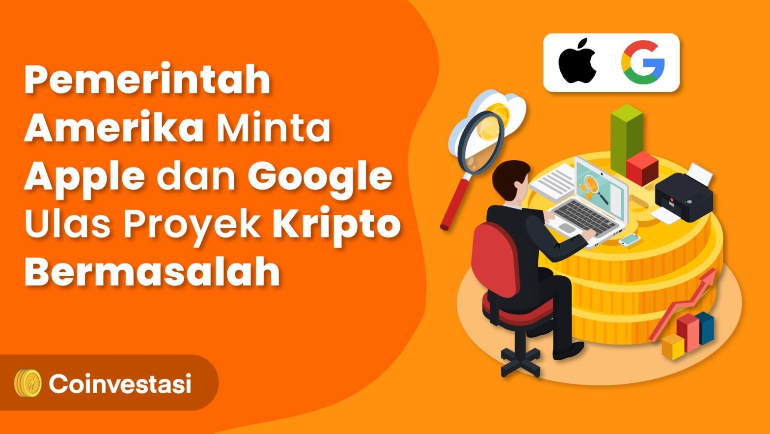 Pemerintah Amerika Minta Apple dan Google Ulas Proyek Kripto Bermasalah