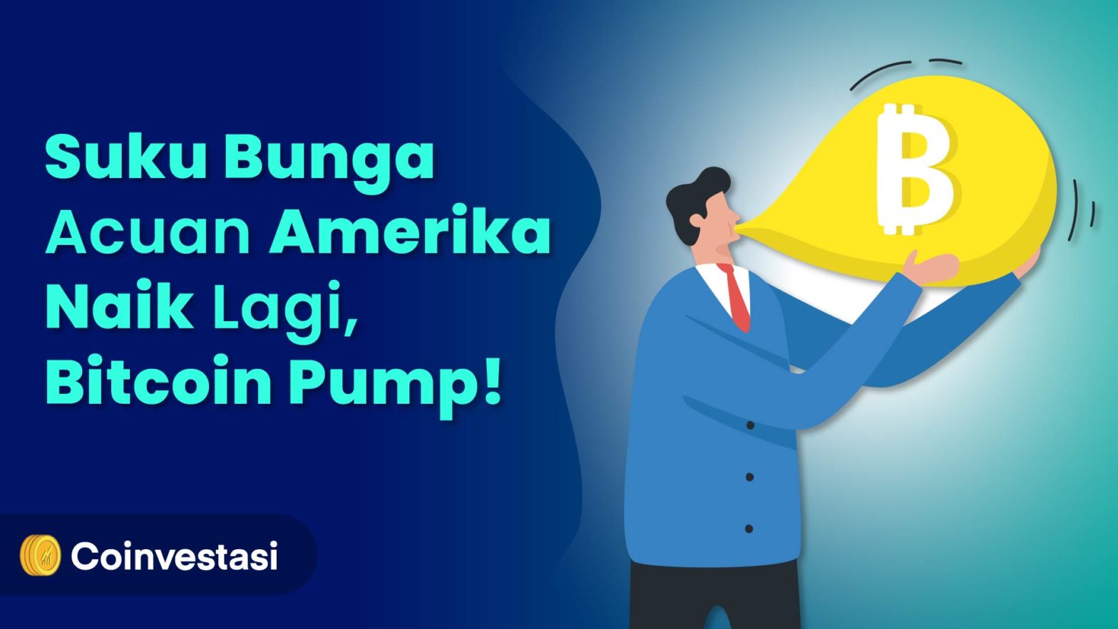 Suku bunga naik, bitcoin naik