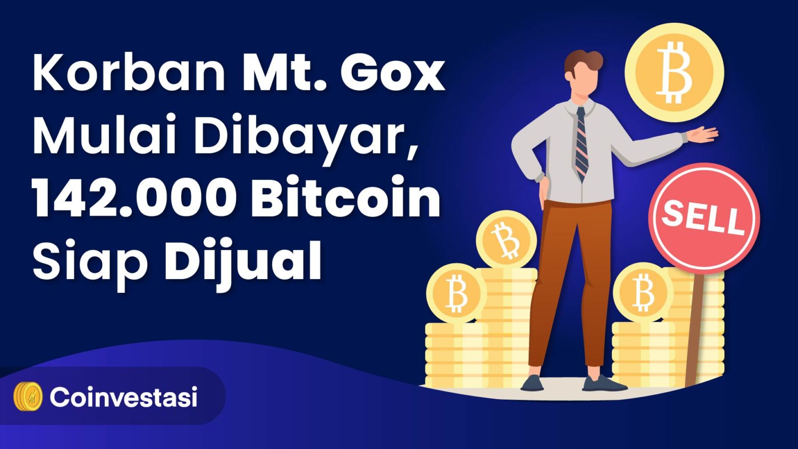Korban Mt. Gox Mulai Dibayar, 142.000 Bitcoin Siap Dijual