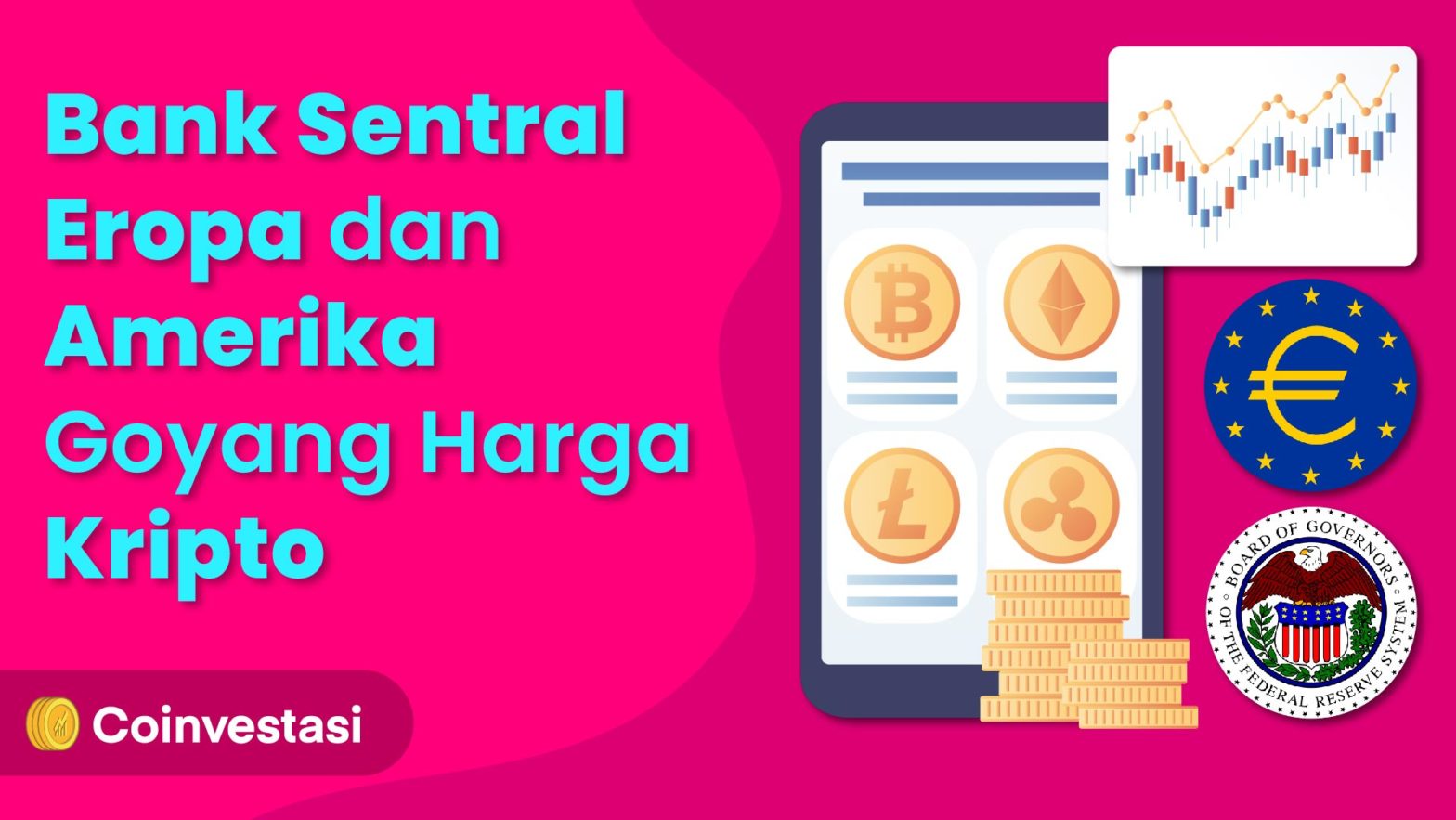Bawa Sentimen Negatif, Bank Sentral Eropa dan Amerika Goyang Harga Kripto