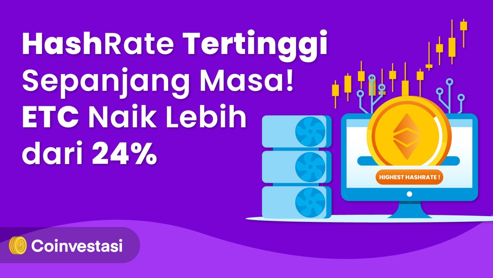 Hashrate Ethereum Classic (ETC) tertinggi sepanjang masa