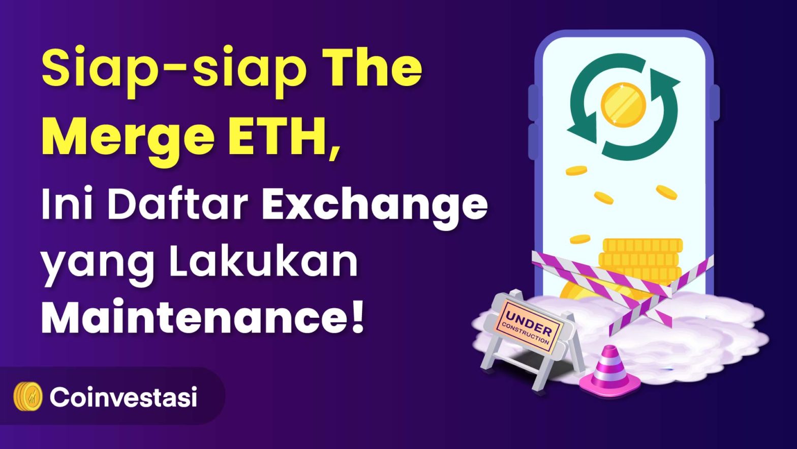 Bursa kripto perbaikan untuk the merge ETH