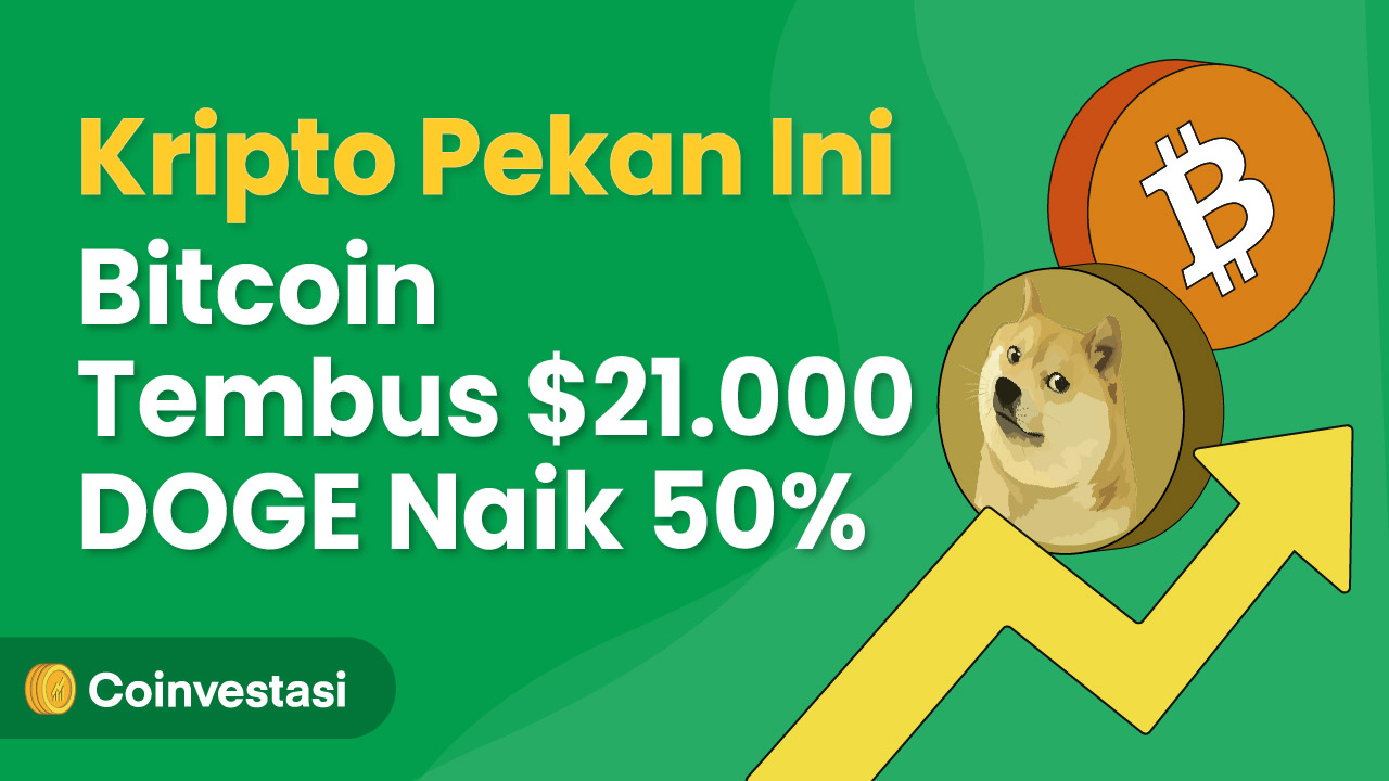 Bitcoin dan Doge naik