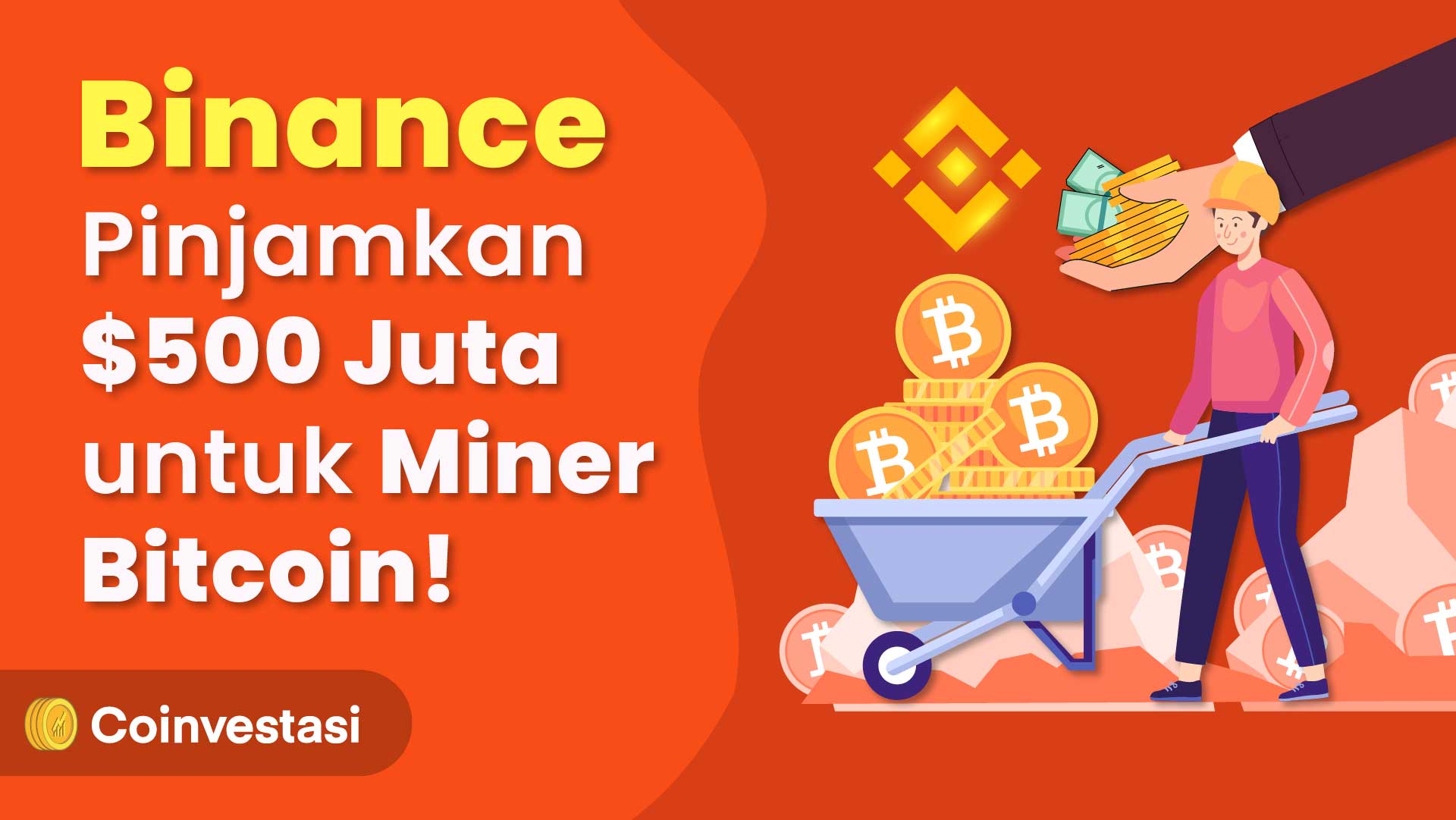 Binance pinjakan dana untuk miner Bitcoin