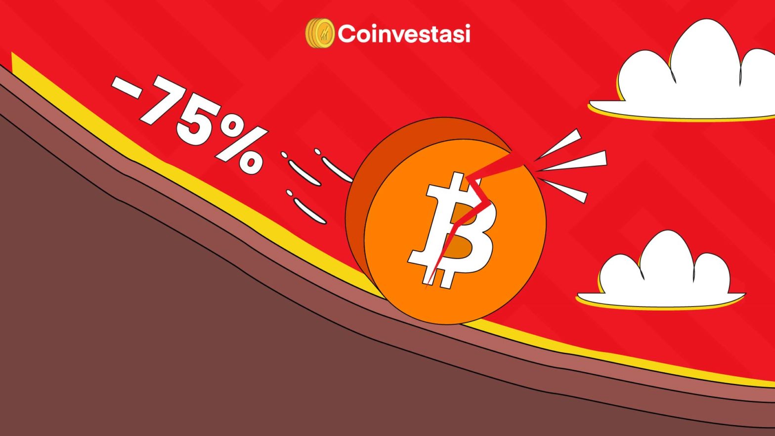 Bitcoin turun 75% dari ATH