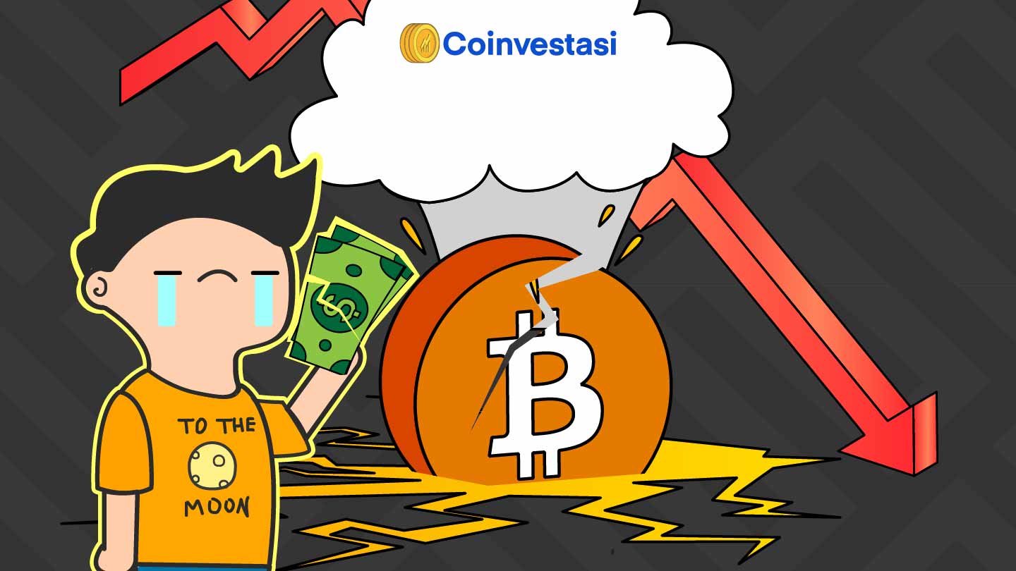 Pasar kripto likuidasi triliunan rupiah