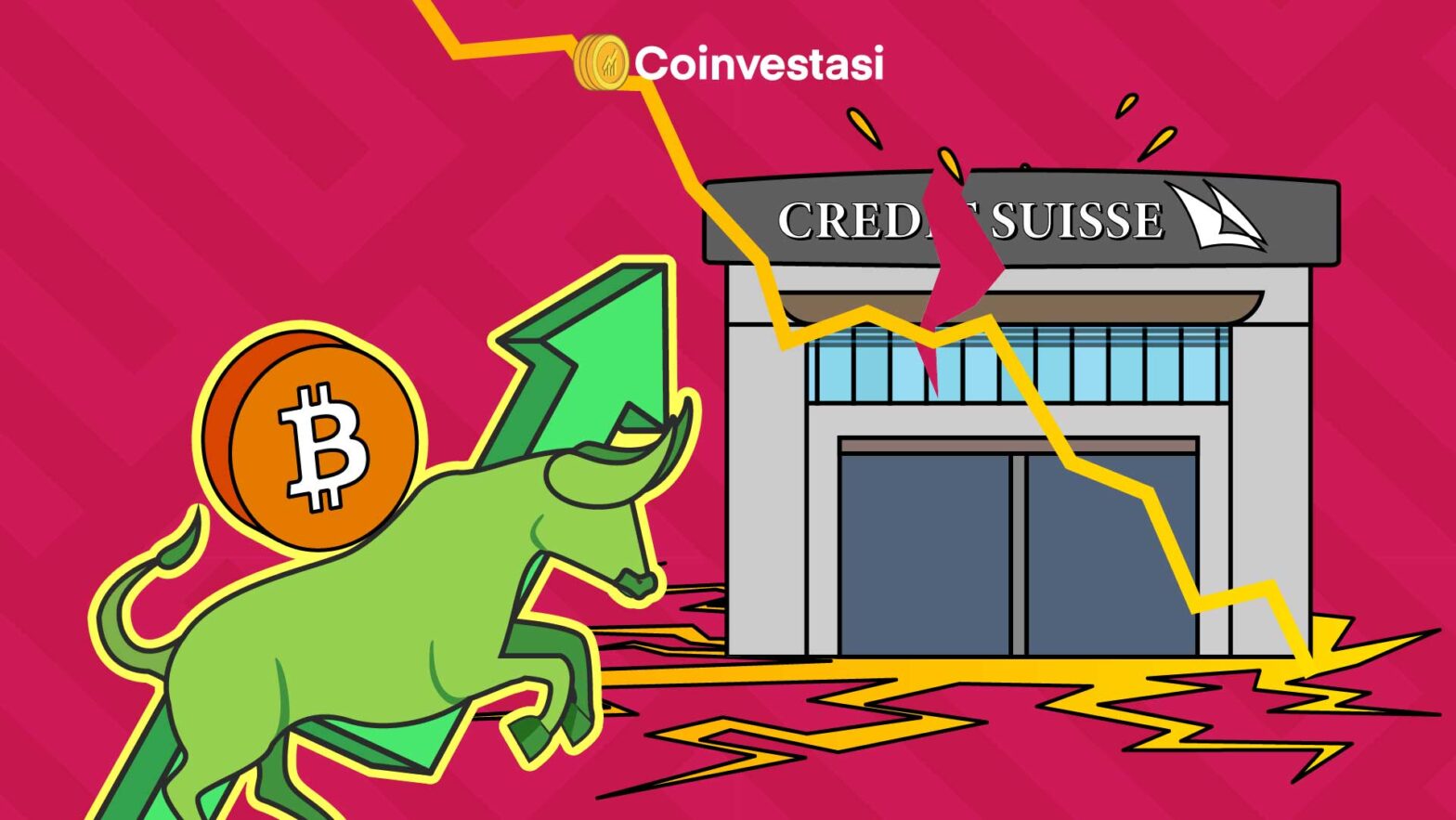 Credit Suisse Berpotensi Bangkrut, BTC Menguat