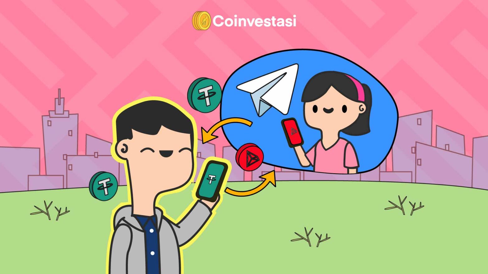 Telegram bisa transfer USDT