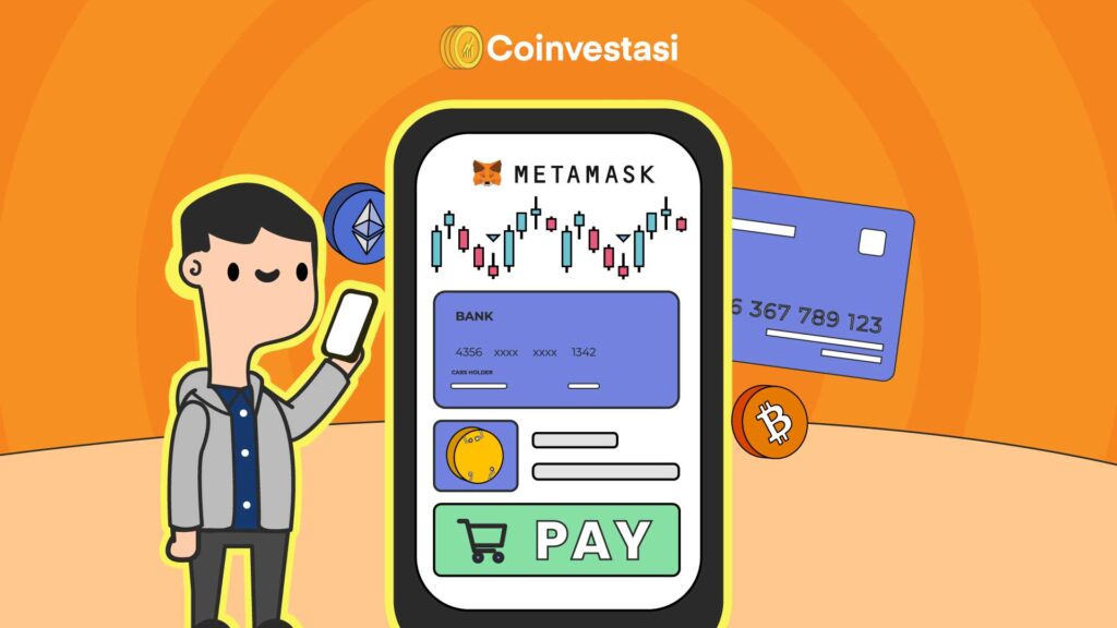 beli kripto pakai metamask debit