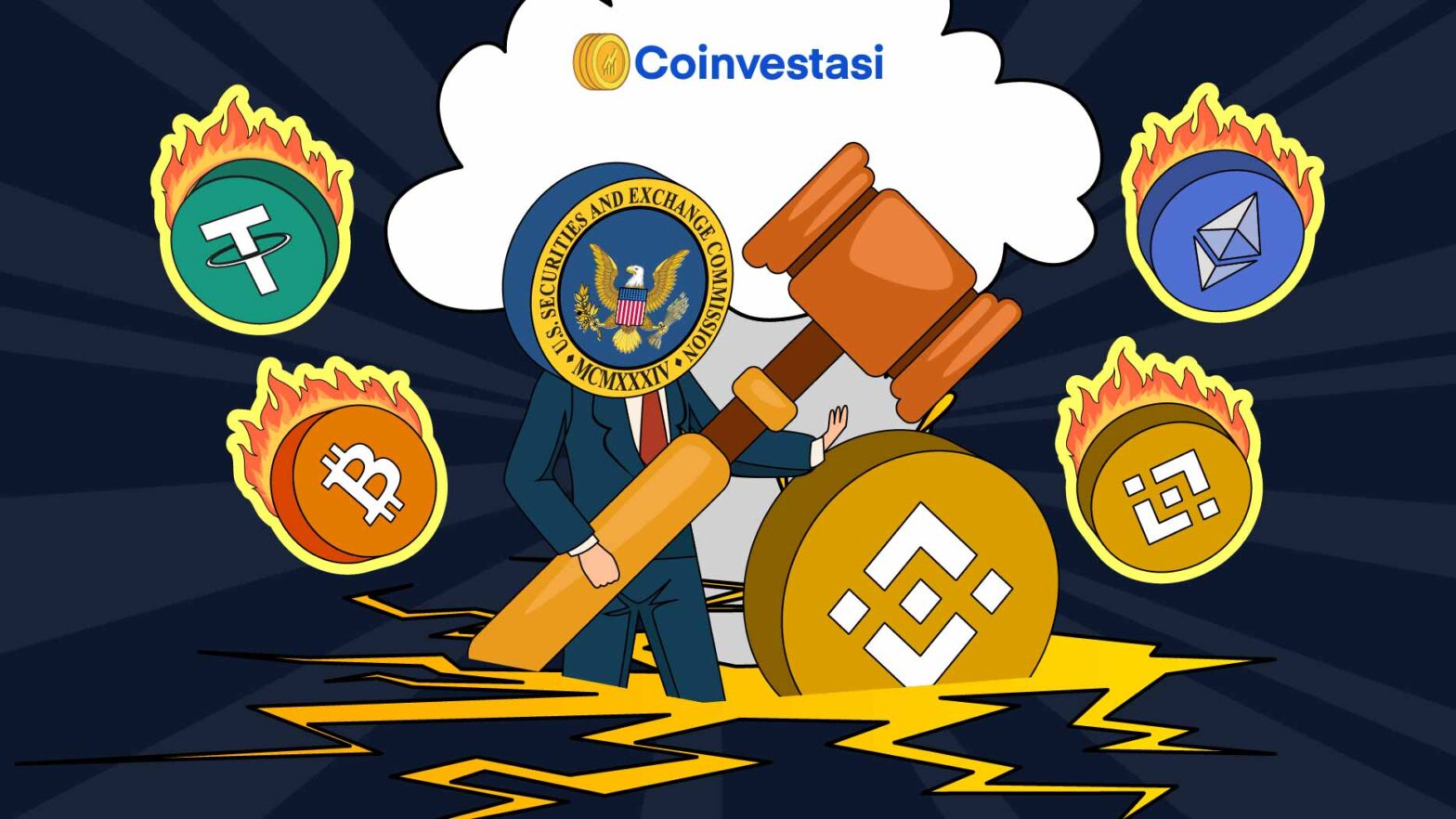 Harga Bitcoin dan BNB Anjlok