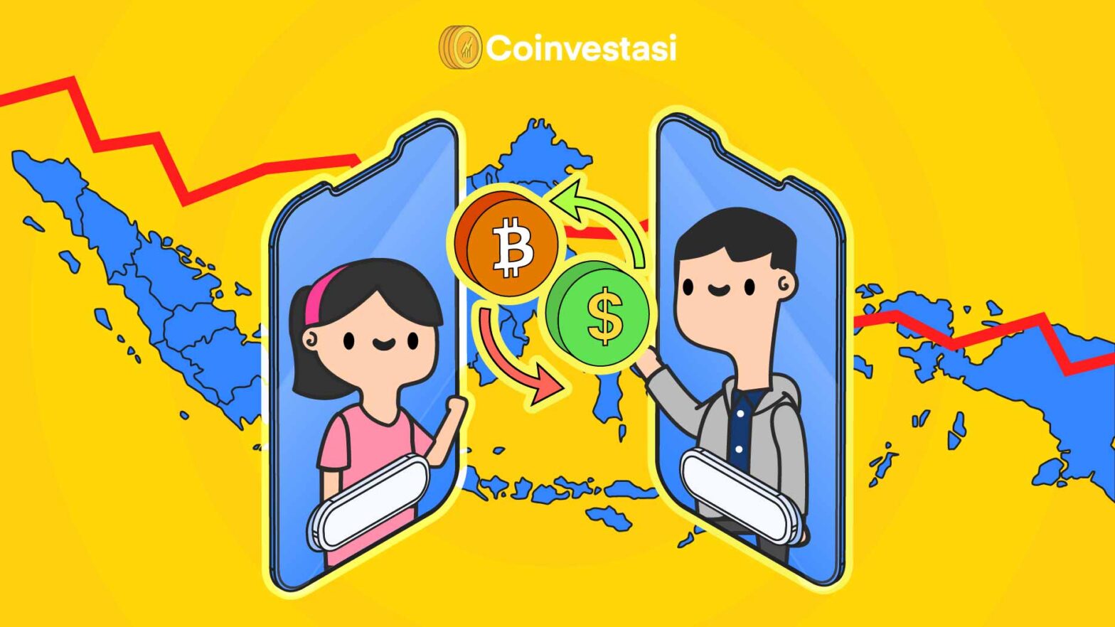 Nilai transaksi kripto di Indonesia turun