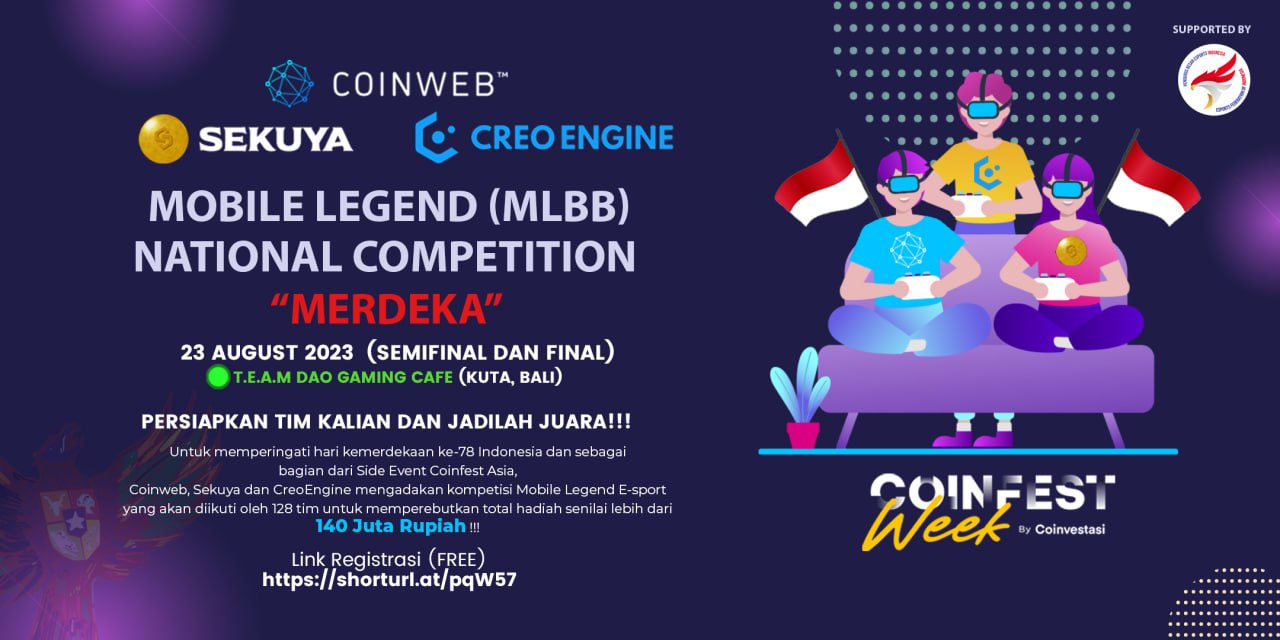 Kompetisi MLBB di Coinfest Asia