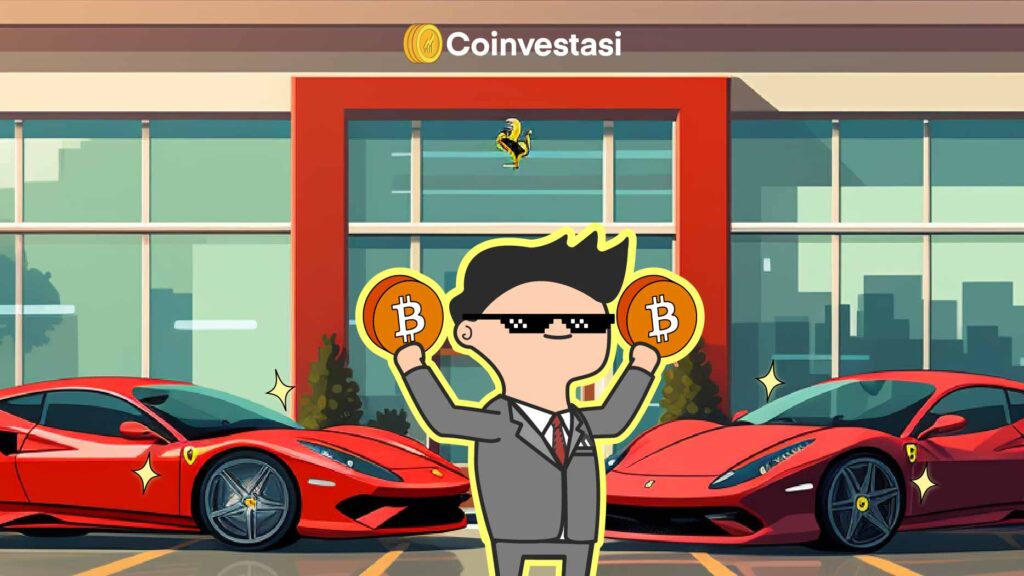 Beli Ferrari pakai kripto