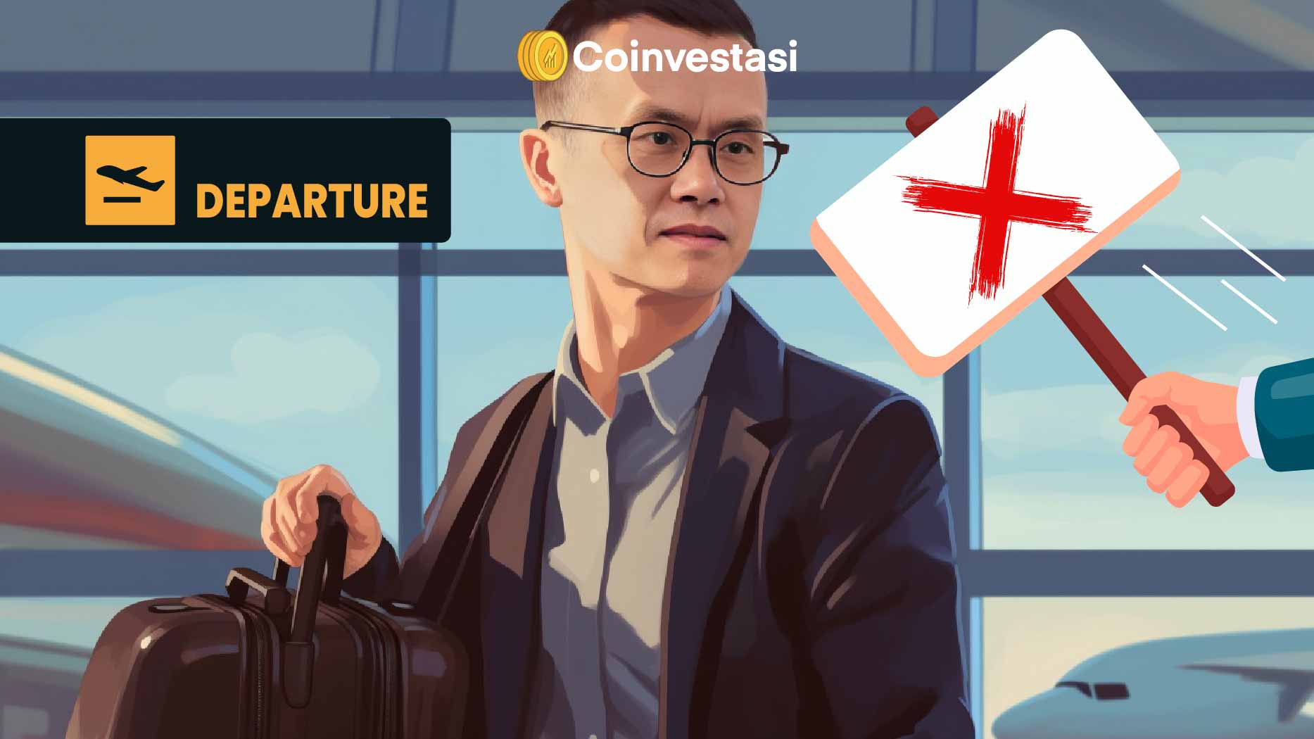 CZ dicegah keluar Amerika Serikat
