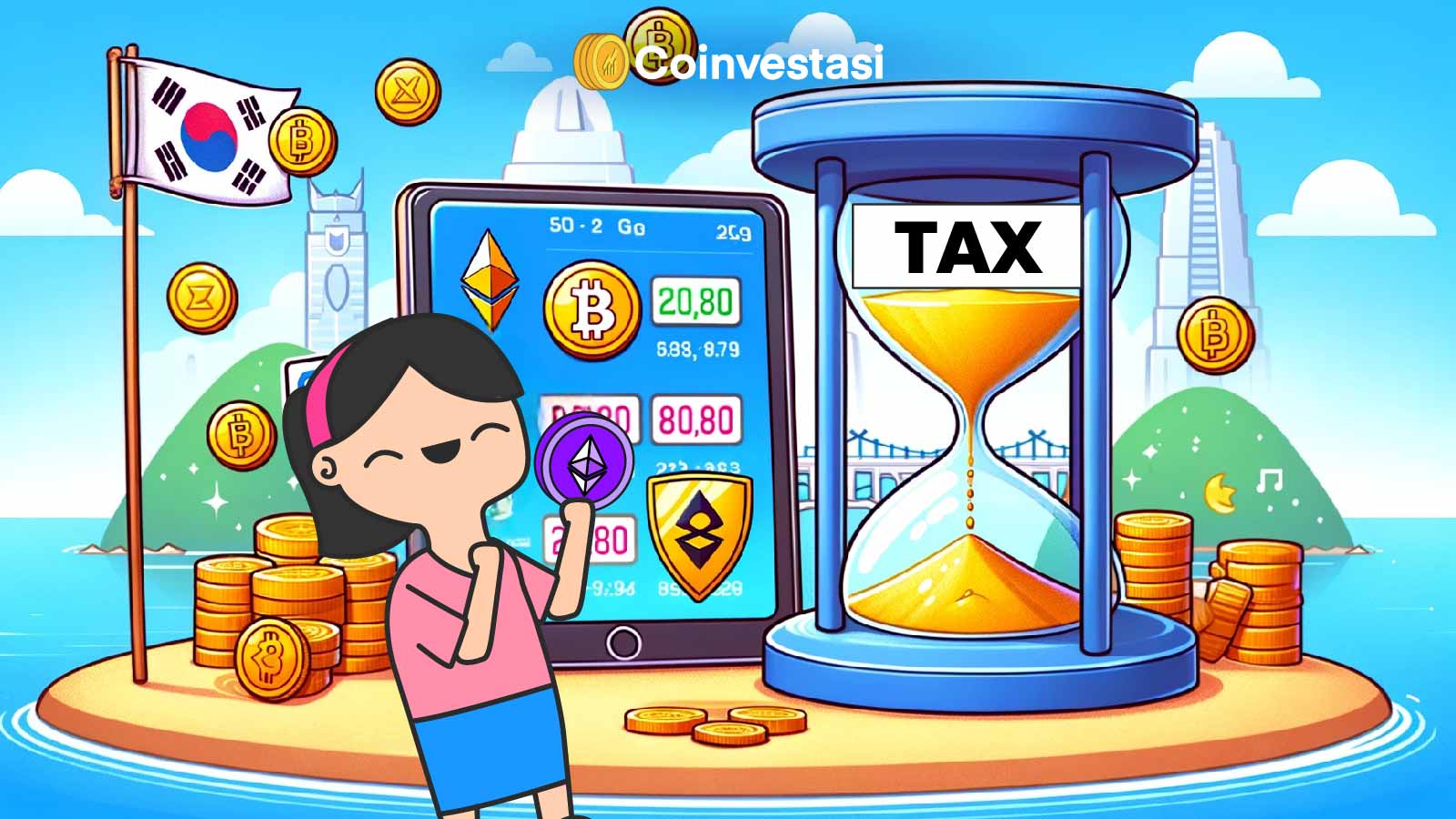 pajak kripto korea selatan