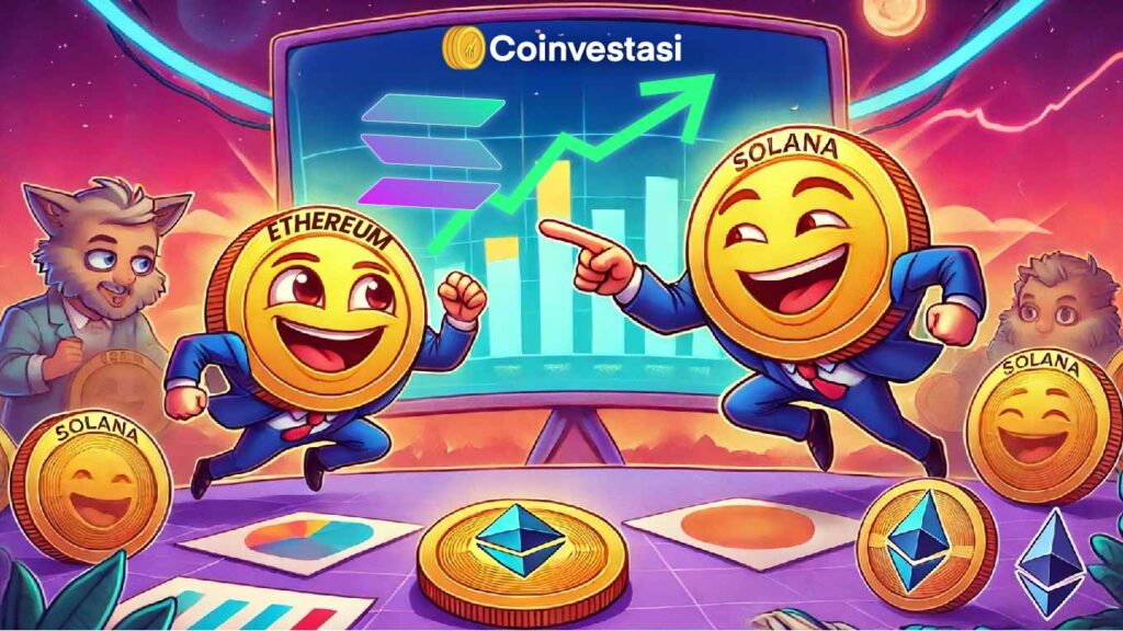 meme coin solana ungguli Ethereum