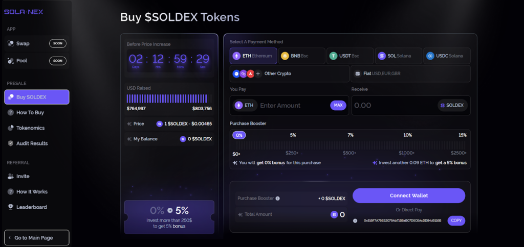 solanex presale