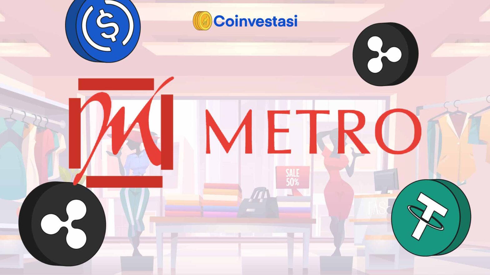 Metro Singapura Berikan Opsi Pembayaran dengan Stablecoin