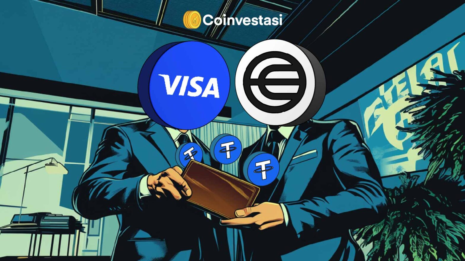 World Network dan Visa Jajaki Kolaborasi Wallet Stablecoin