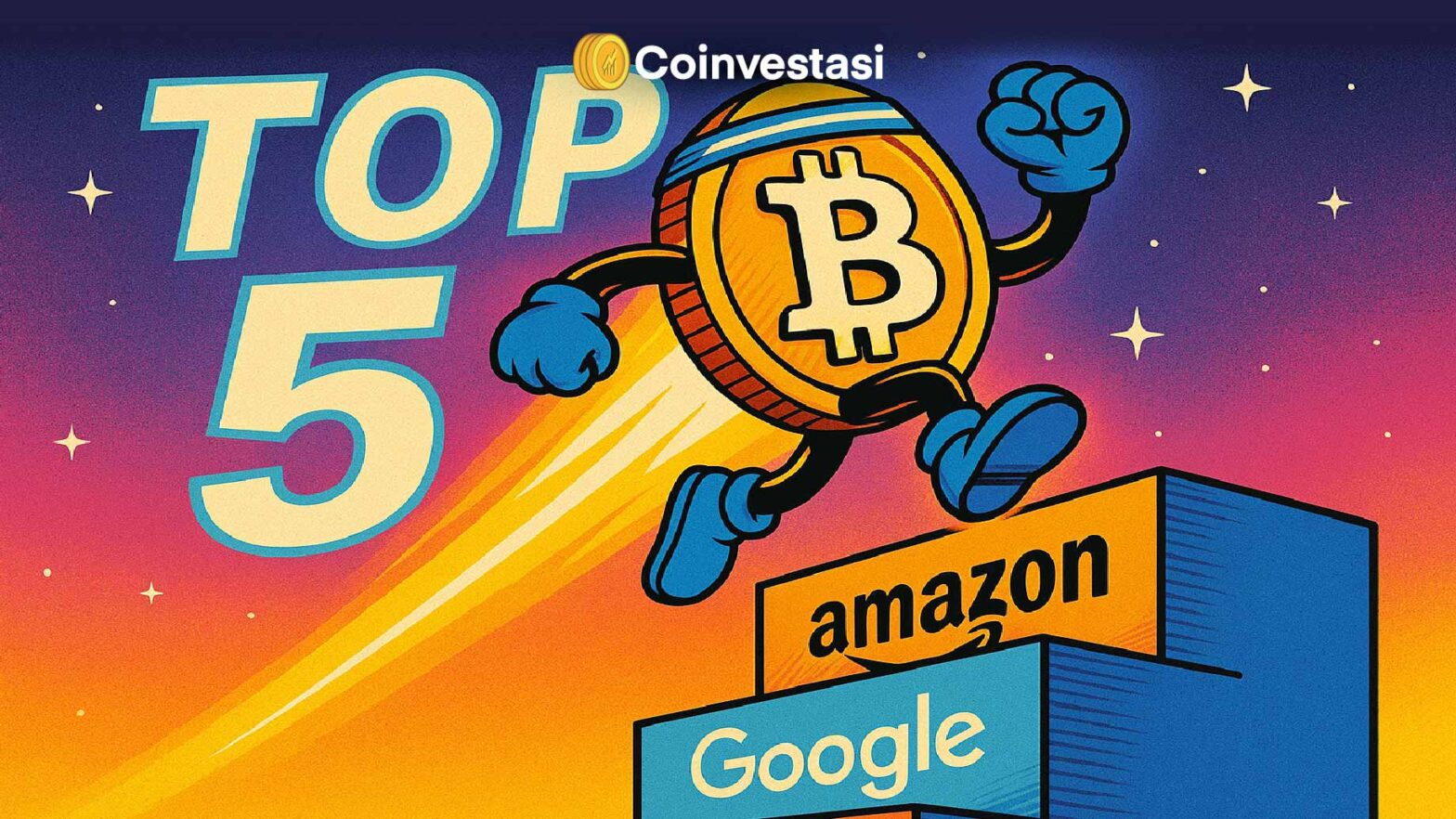 Bitcoin Kembali Masuk Lima Besar Aset Dunia, Salip Amazon dan Google