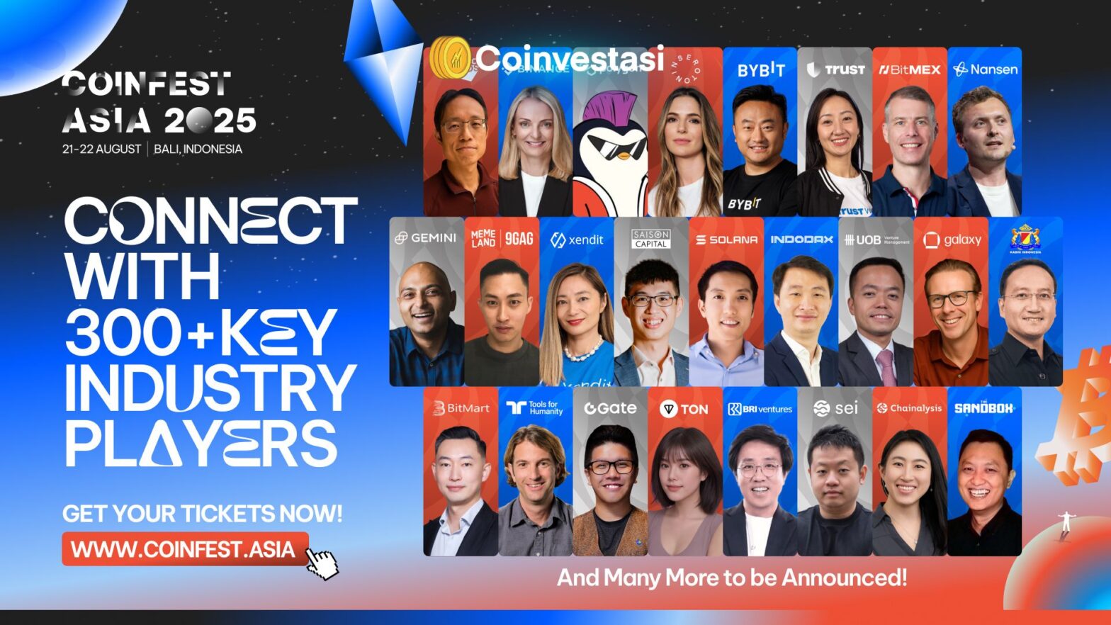 Coinfest Asia 2025 Siap Hadirkan Pemimpin Industri Kripto dan Web3 Dunia