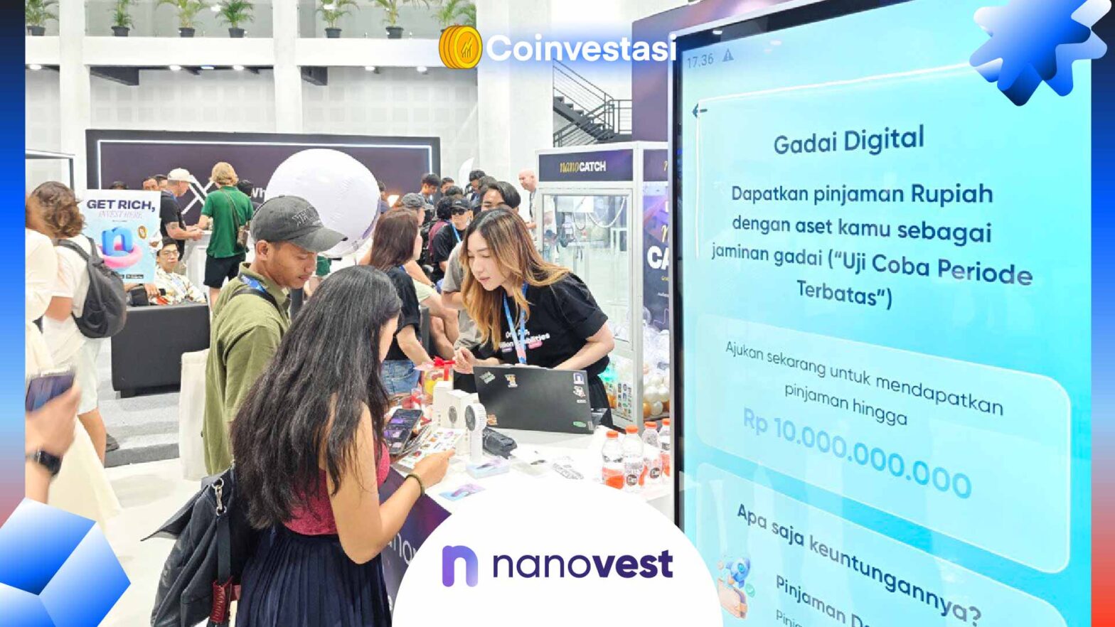 Nanovest Luncurkan Gadai Digital, Pinjaman Rupiah Berbasis Kripto Pertama di Indonesia