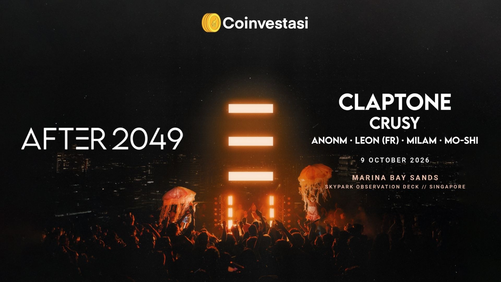 AFTER 2049 Hadirkan DJ Claptone dan Crusy Jelang F1 Singapura